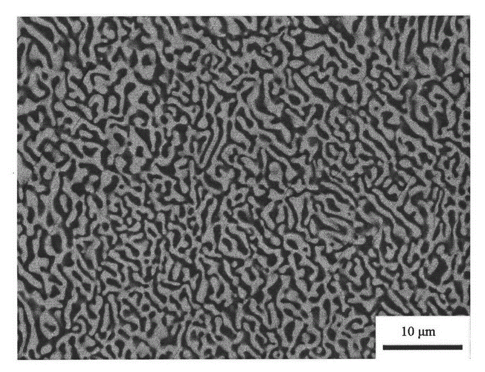 Method for preparing alumina-base eutectic ceramics in laser surface atmosphere heating furnace