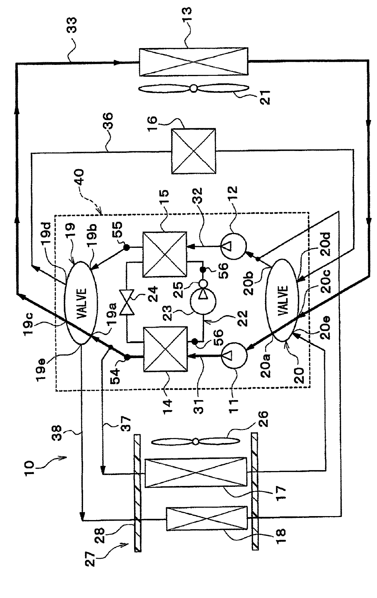 Vehicular heat management system