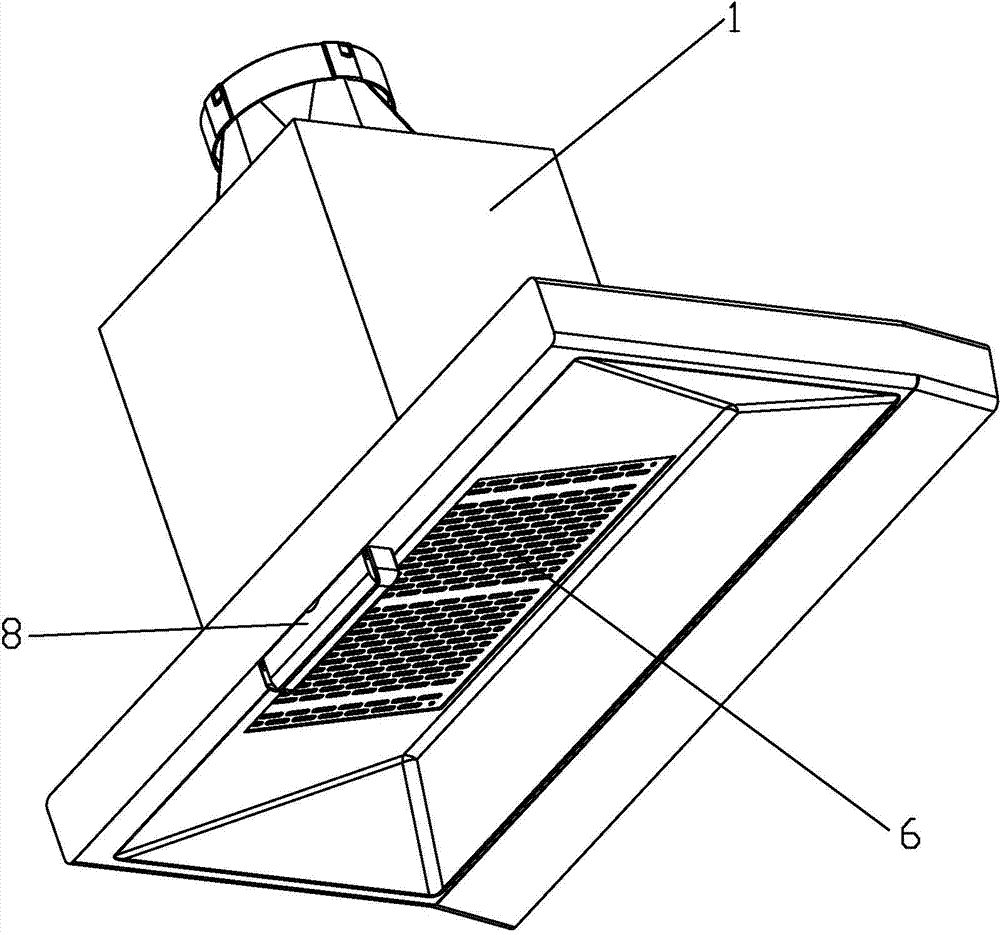 Range hood with oil fume separator