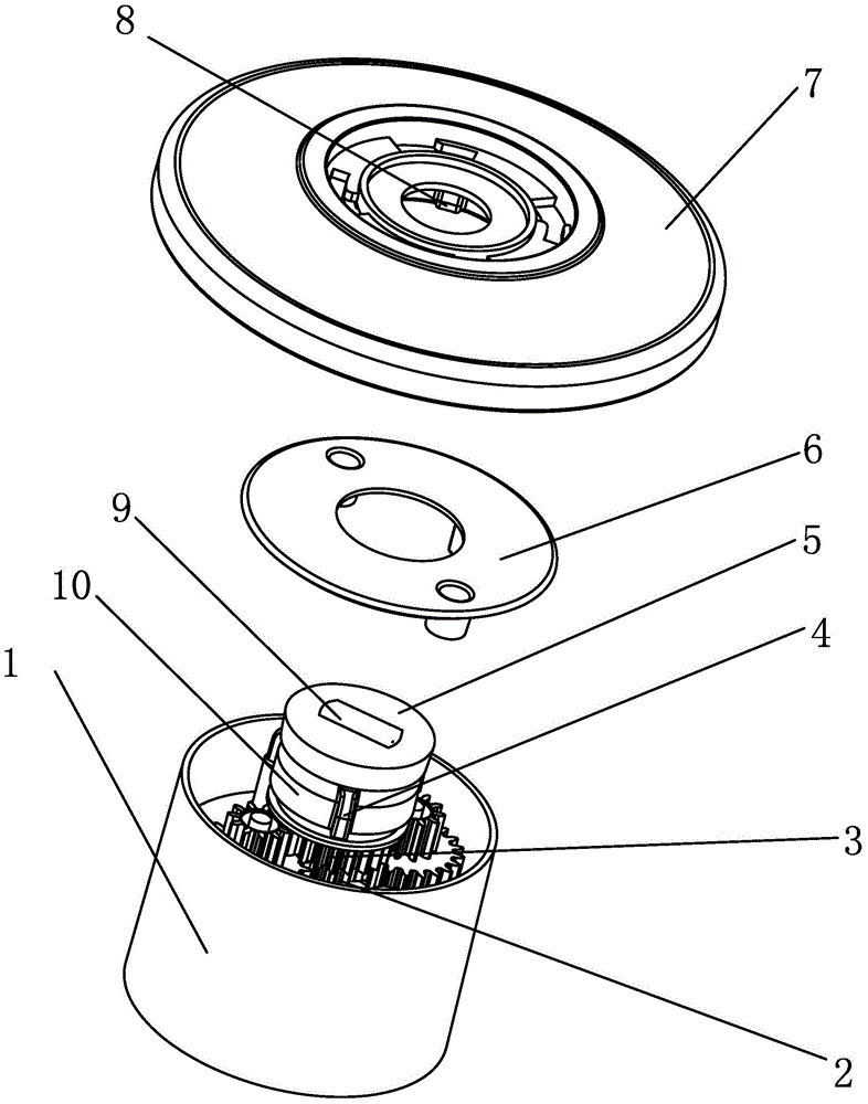 Power assisting device for mop bucket