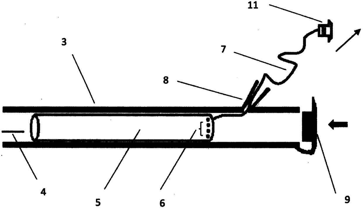 Painless adjustable intermittent drainage tube