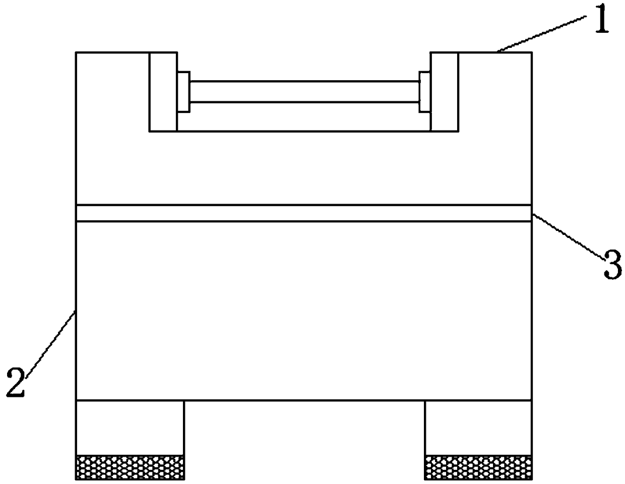 Liftable textile machine