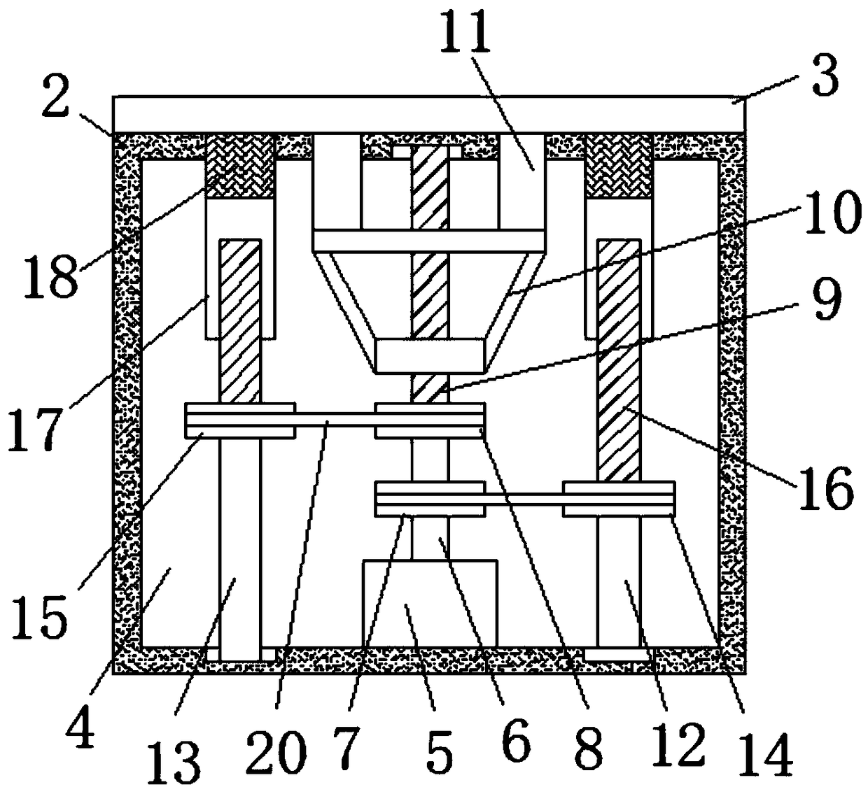 Liftable textile machine