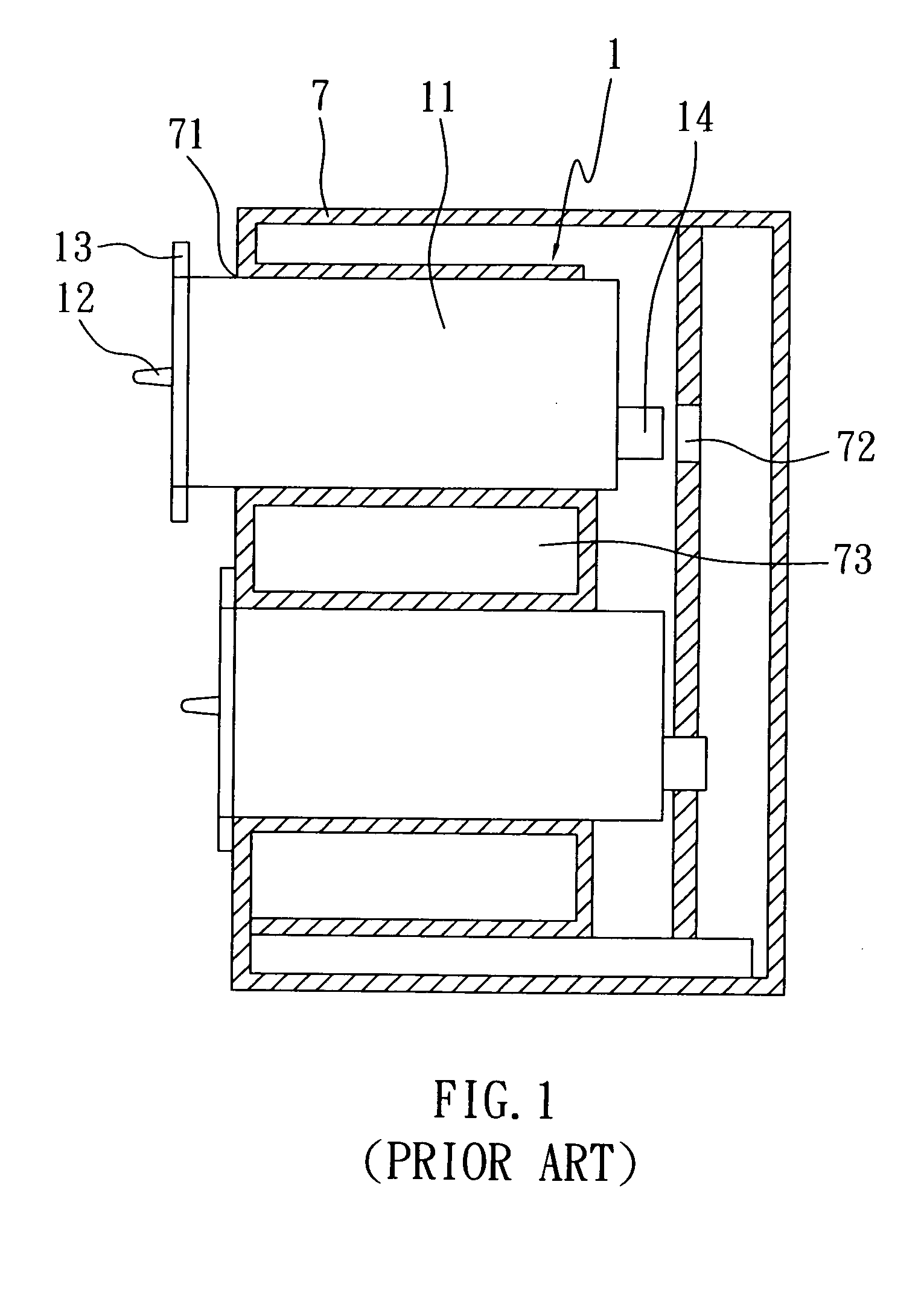 Rotary-releasing device for power supply
