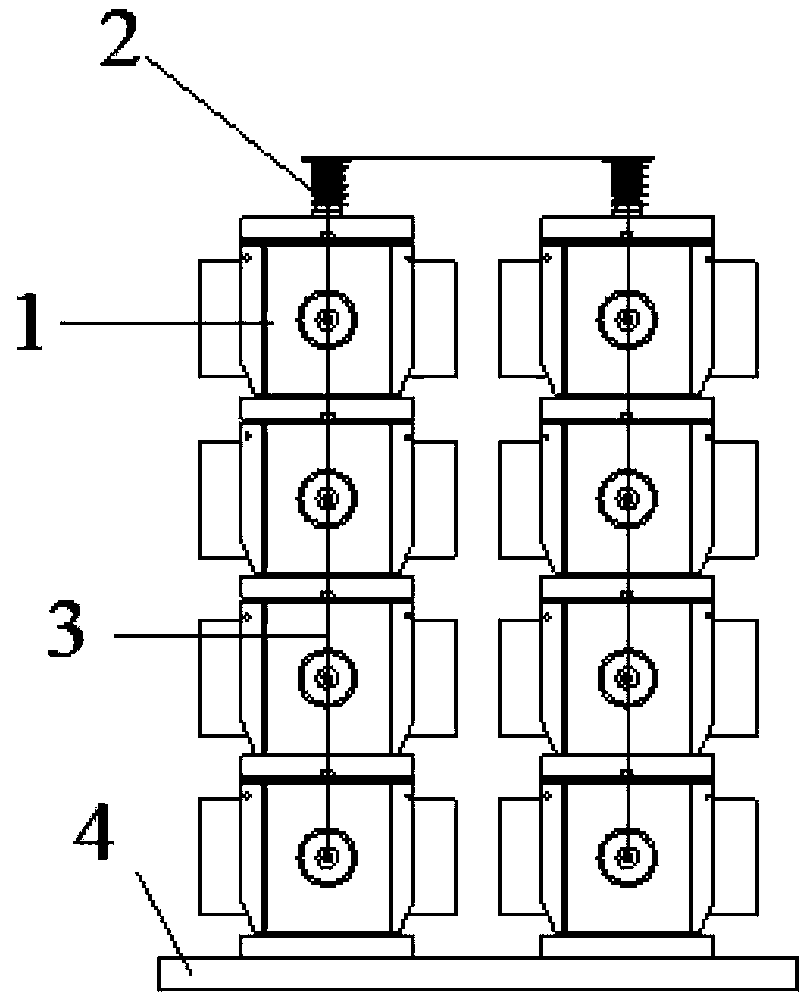 Cordwood power capacitor