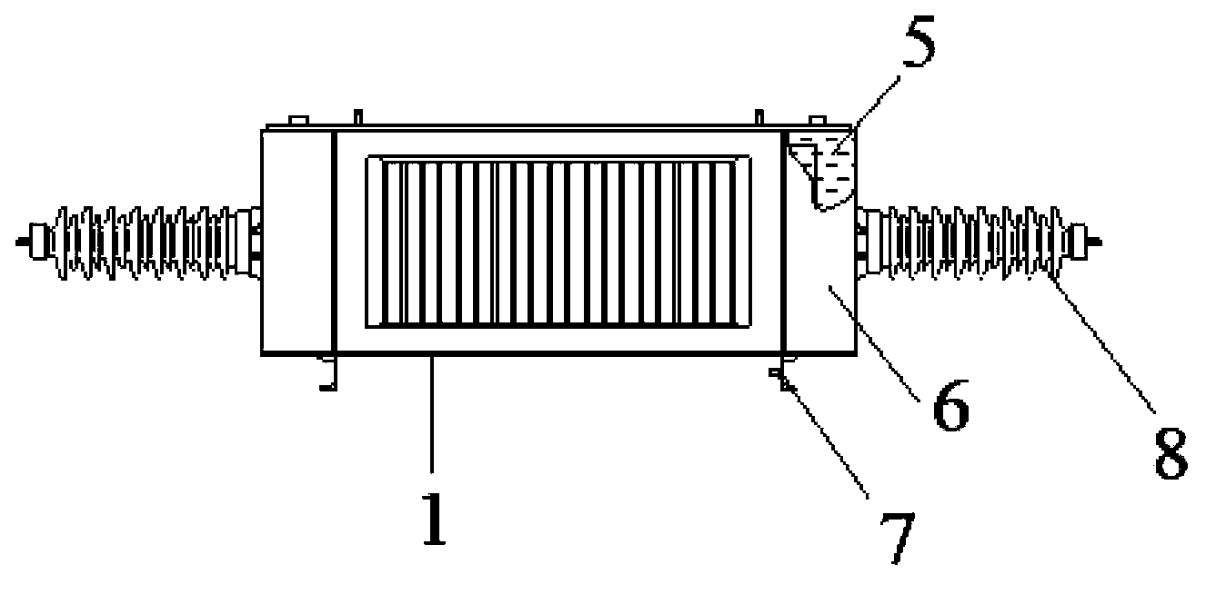 Cordwood power capacitor