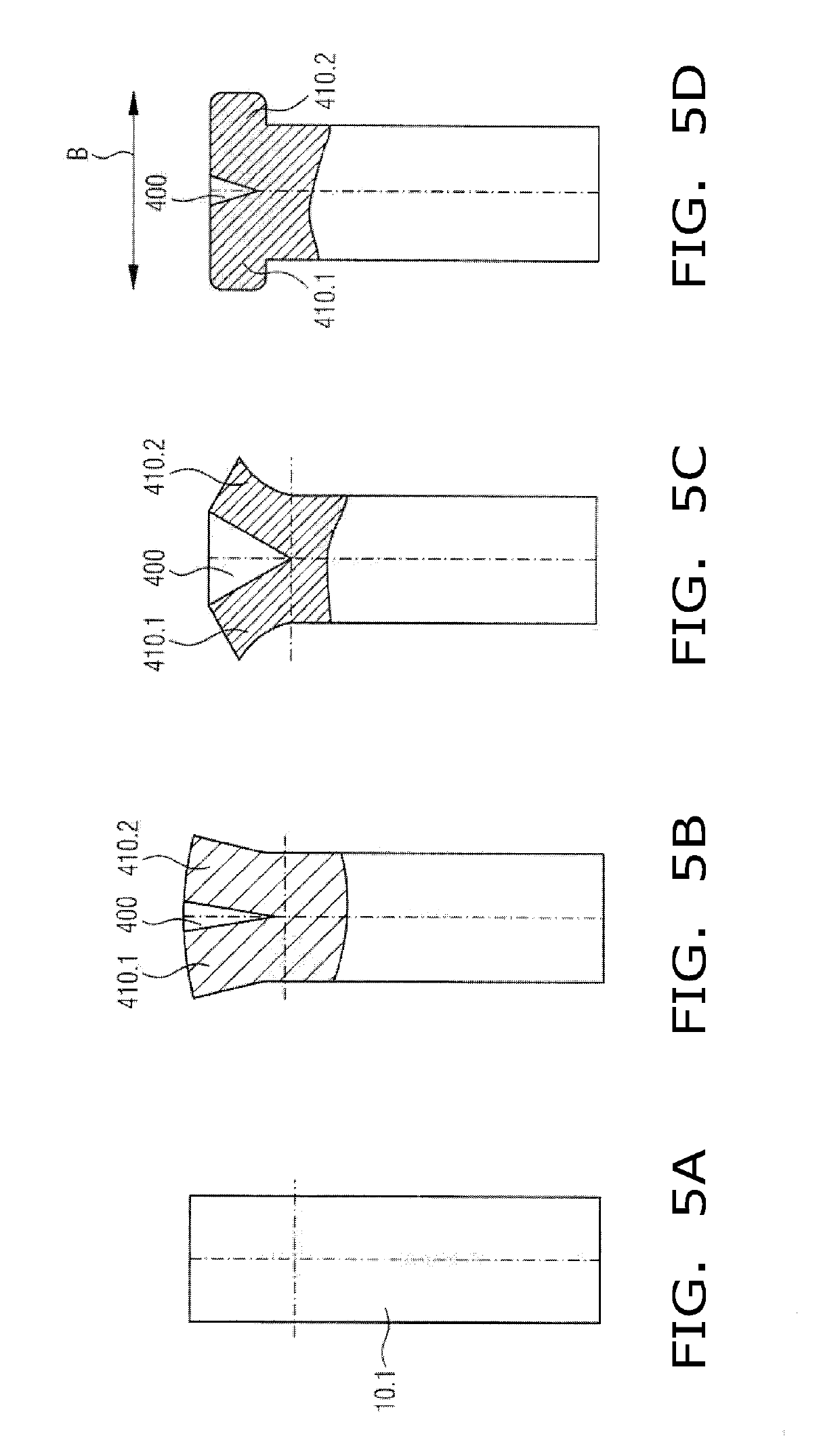 Feedthrough with flat conductor