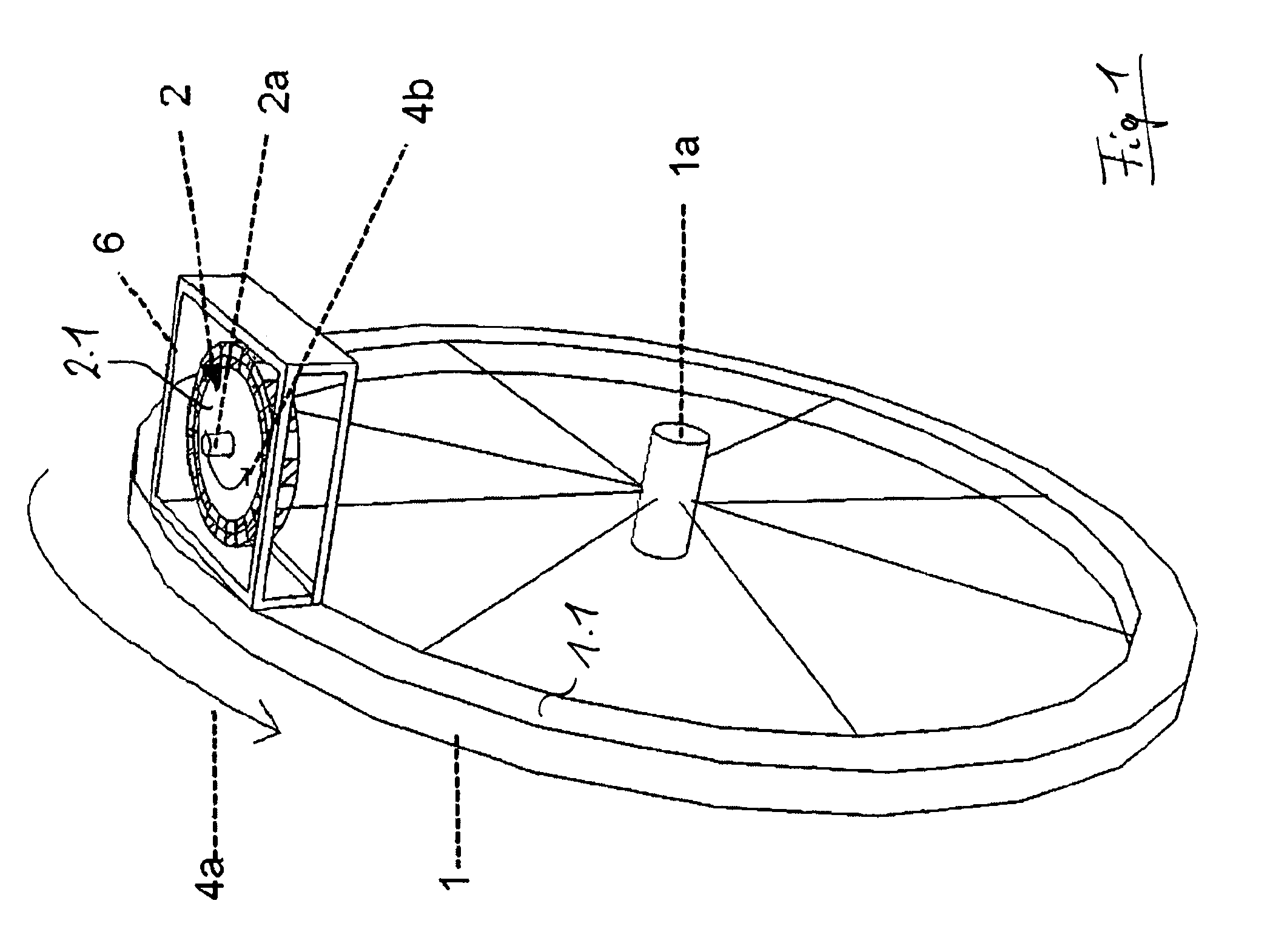 Device for contactless current generation, in particular bicycle dynamo, vehicle lighting system and bicycle