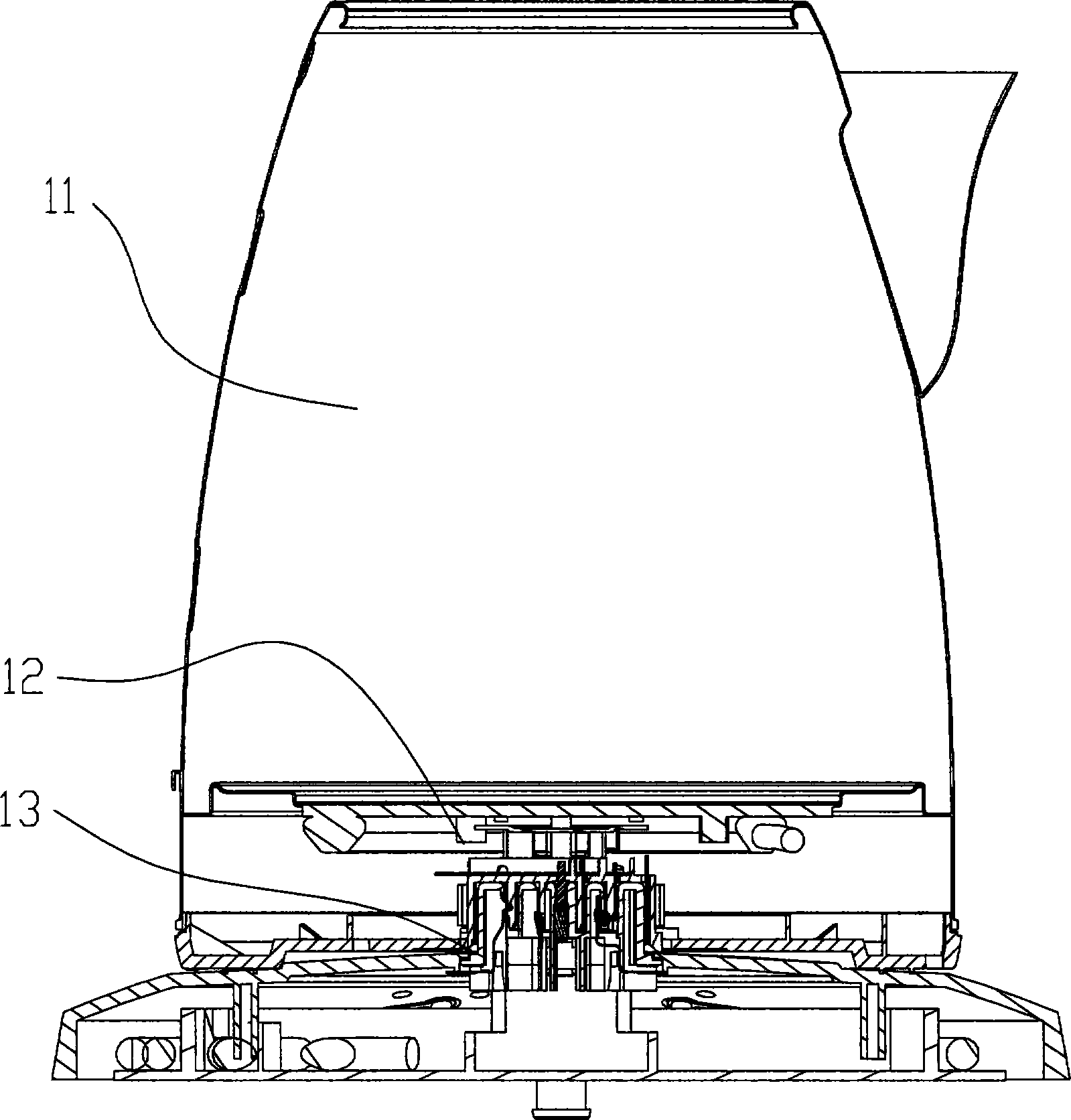 Microcomputer controlled liquid heating device