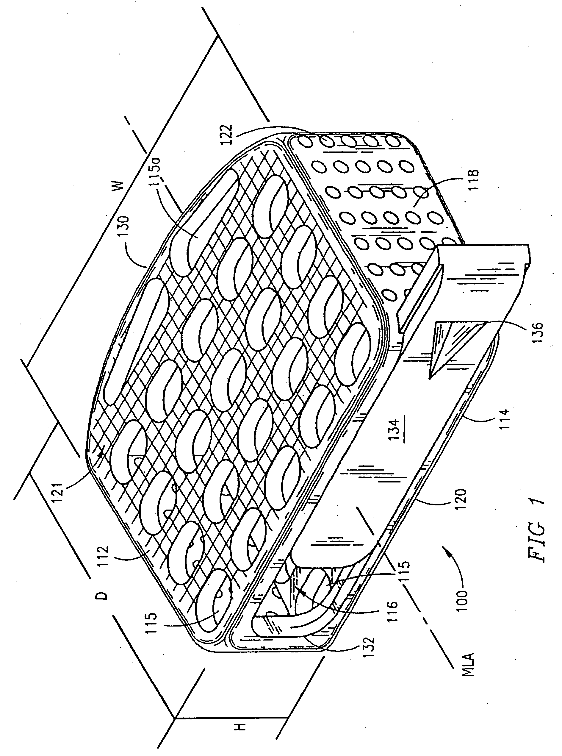 Implant having arcuate upper and lower bearing surfaces along a longitudinal axis