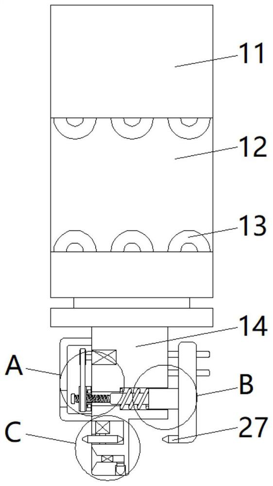 Nail taking-out device for department of orthopedics