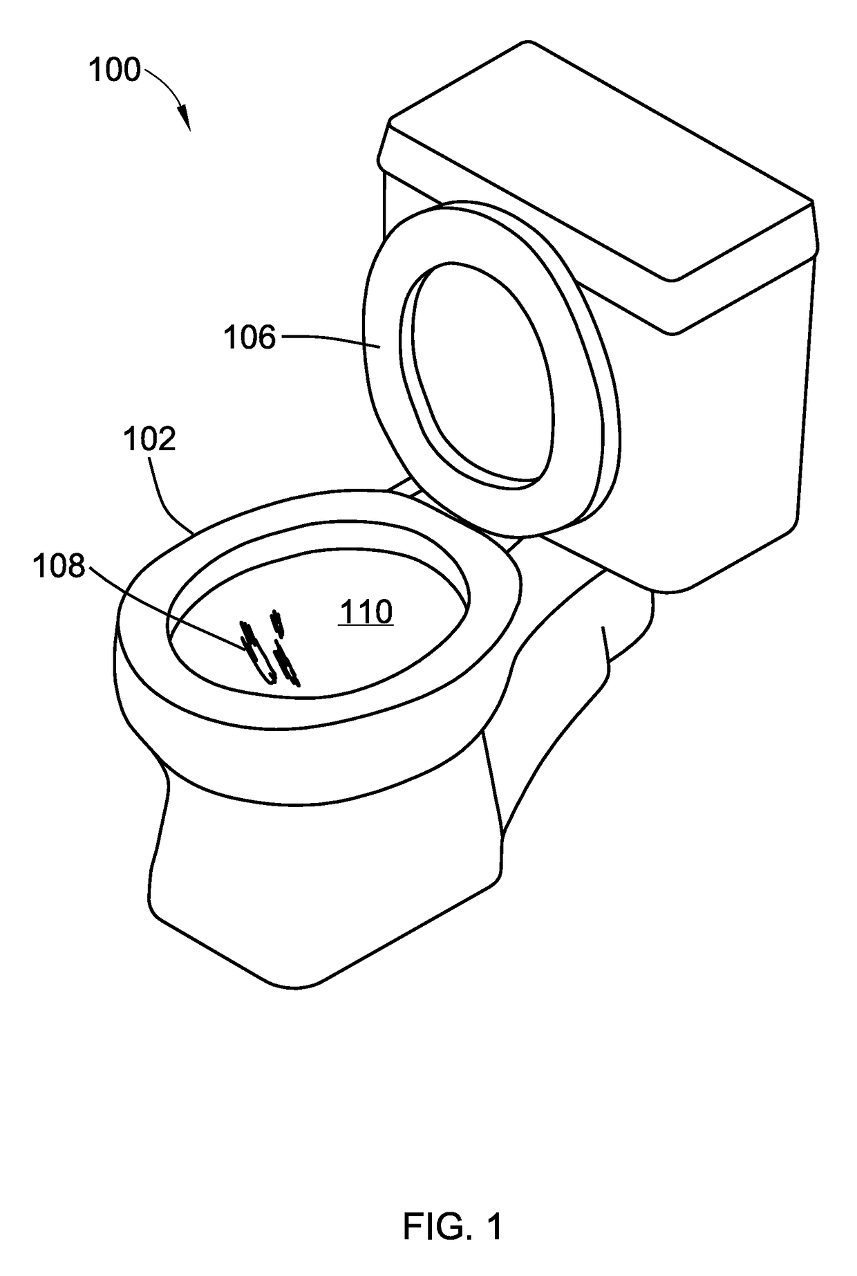 Self-cleaning helical drain toilet