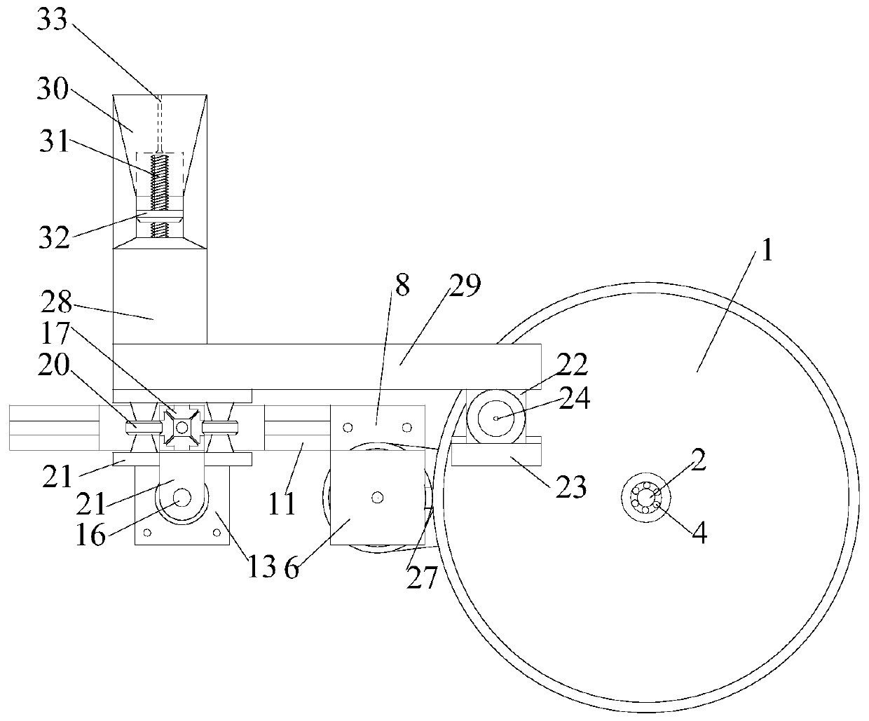 Parallel mechanical arm-type rotary table food 3D printer