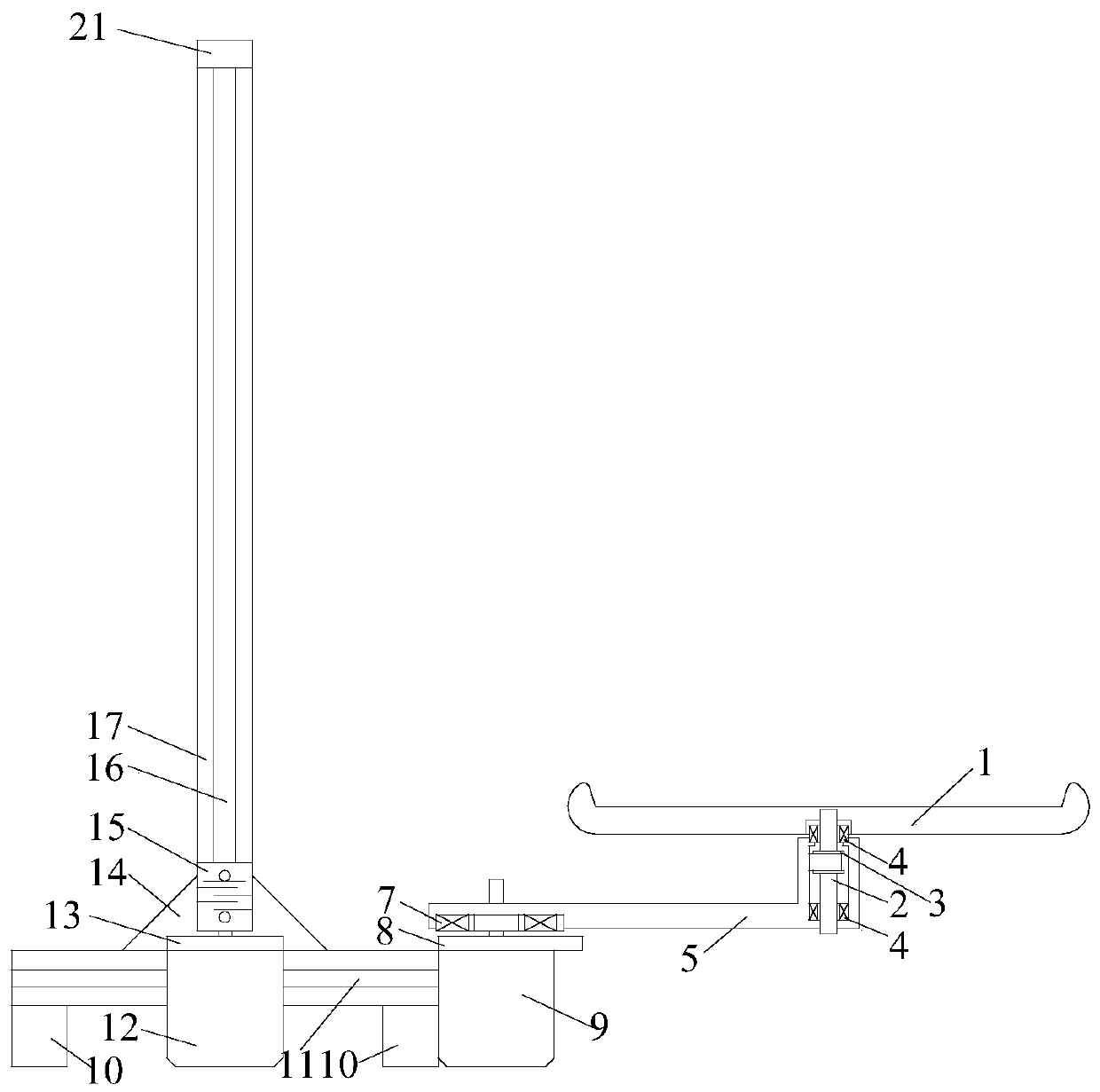 Parallel mechanical arm-type rotary table food 3D printer