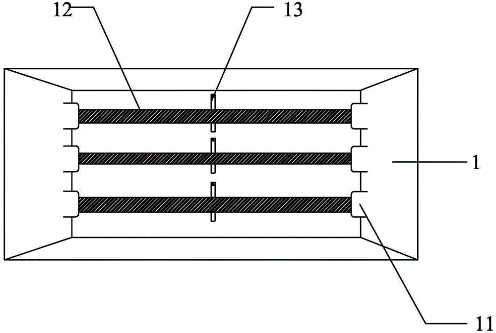 Sliding type LED (Light Emitting Diode) fluorescent lamp fixing bracket