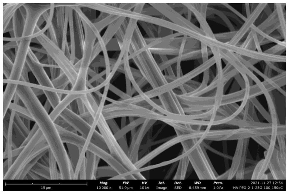 Submicron heterocyclic aramid fiber and preparation method thereof