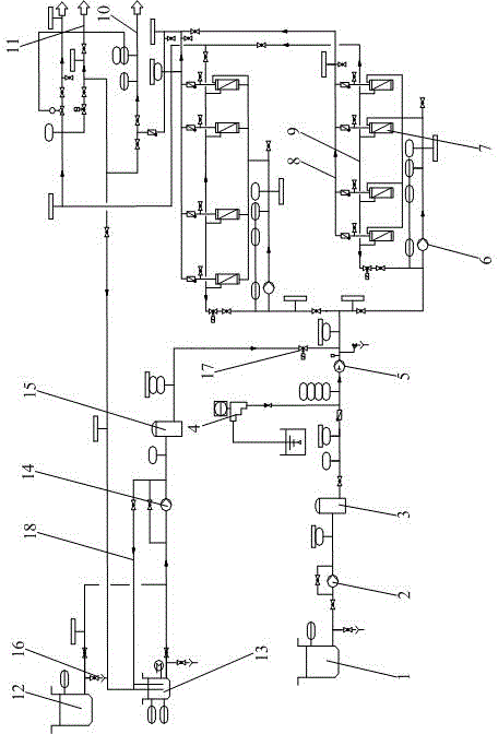 Flushing dual-purpose sewage treatment system and its control method