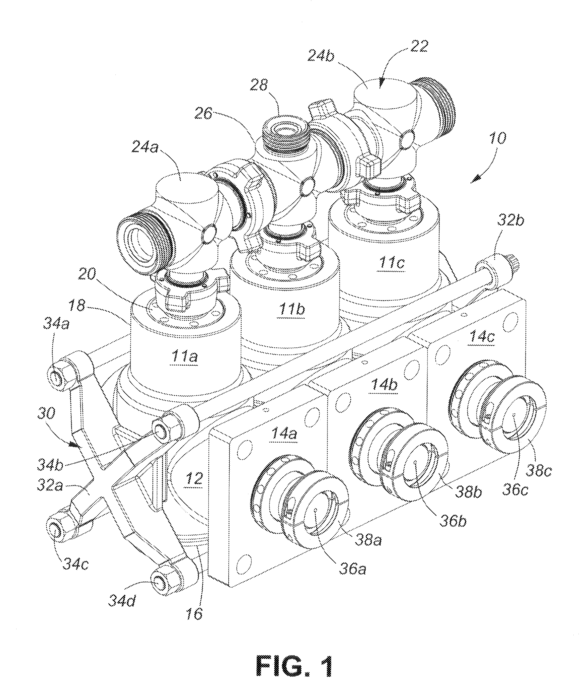 Modular fluid end for a multiplex plunger pump