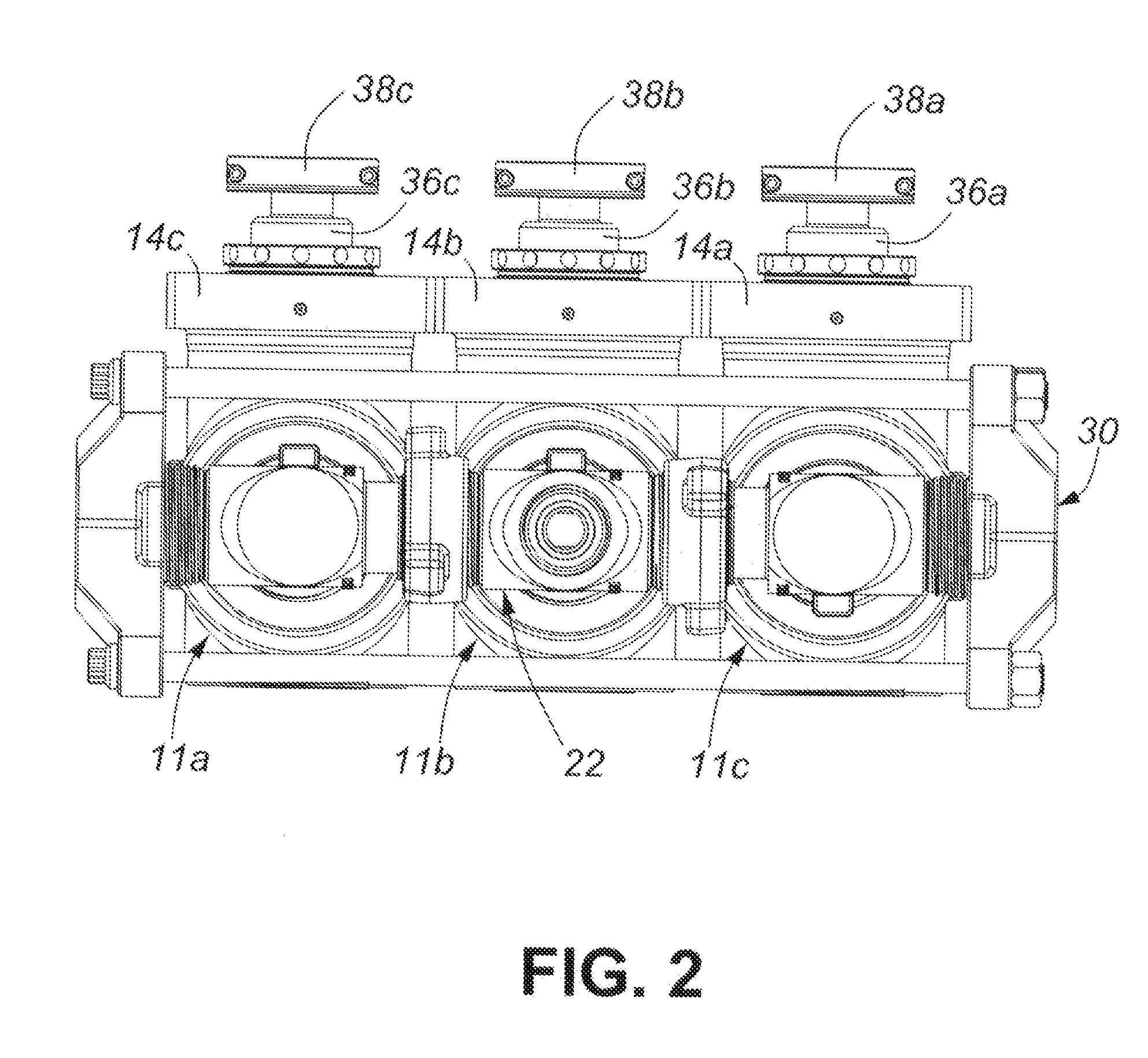 Modular fluid end for a multiplex plunger pump