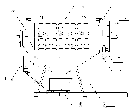Automatic separating and recovering device for zinc-nickel permeated layer permeating agent