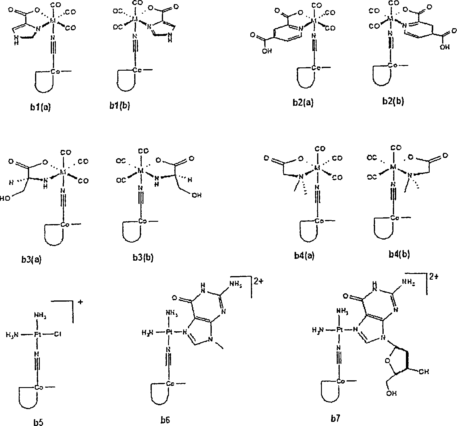 Metal complexes having vitamin B12 as a ligand