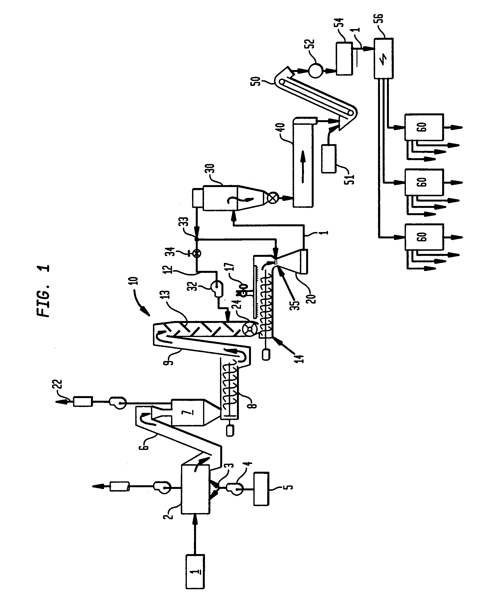 Process and apparatus for manufacturing powder rubber