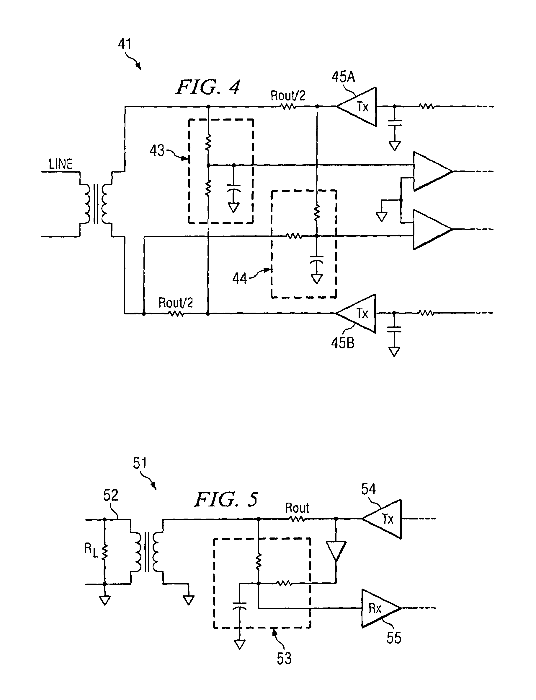 Telephone line interface circuit and method