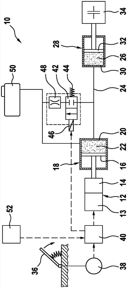 Mechanical-hydraulic clutch actuator