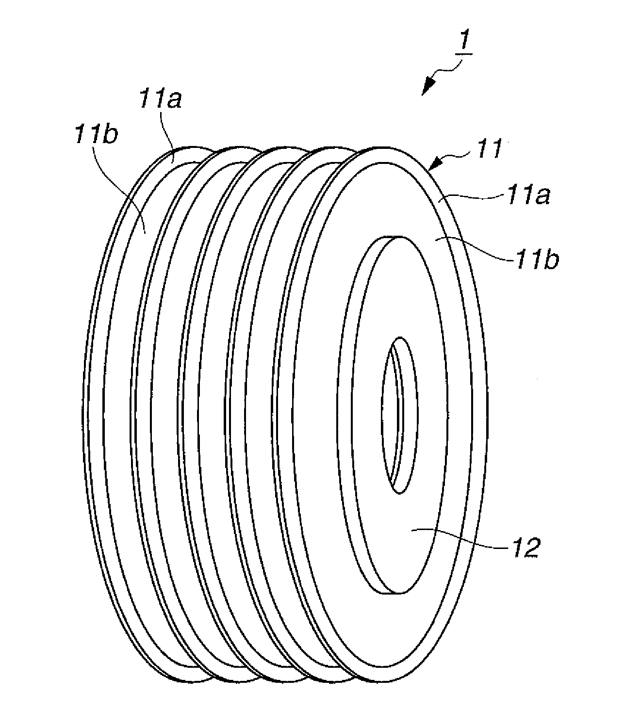 Saw blade and method for multiple sawing of rare earth magnet
