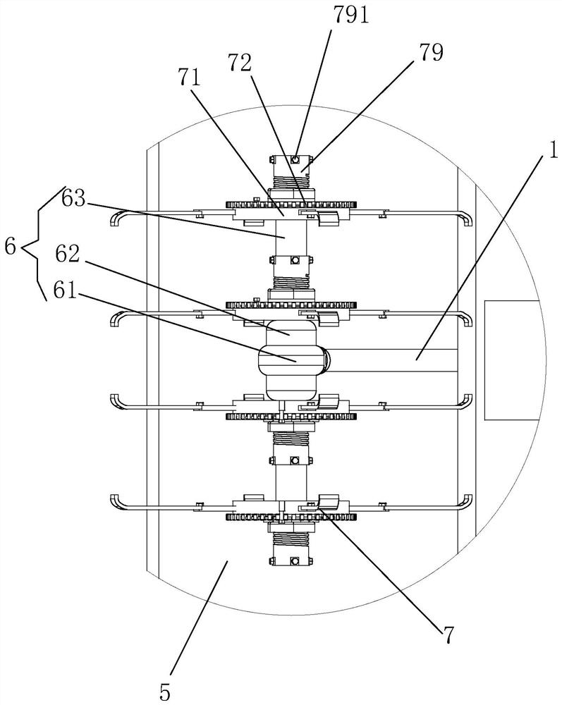 A ripper device capable of adjusting the length of the ripper rod