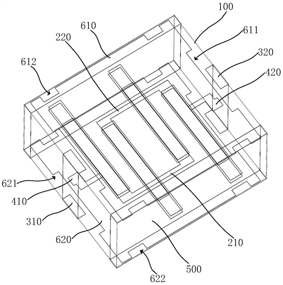 Band-pass filter and electronic equipment