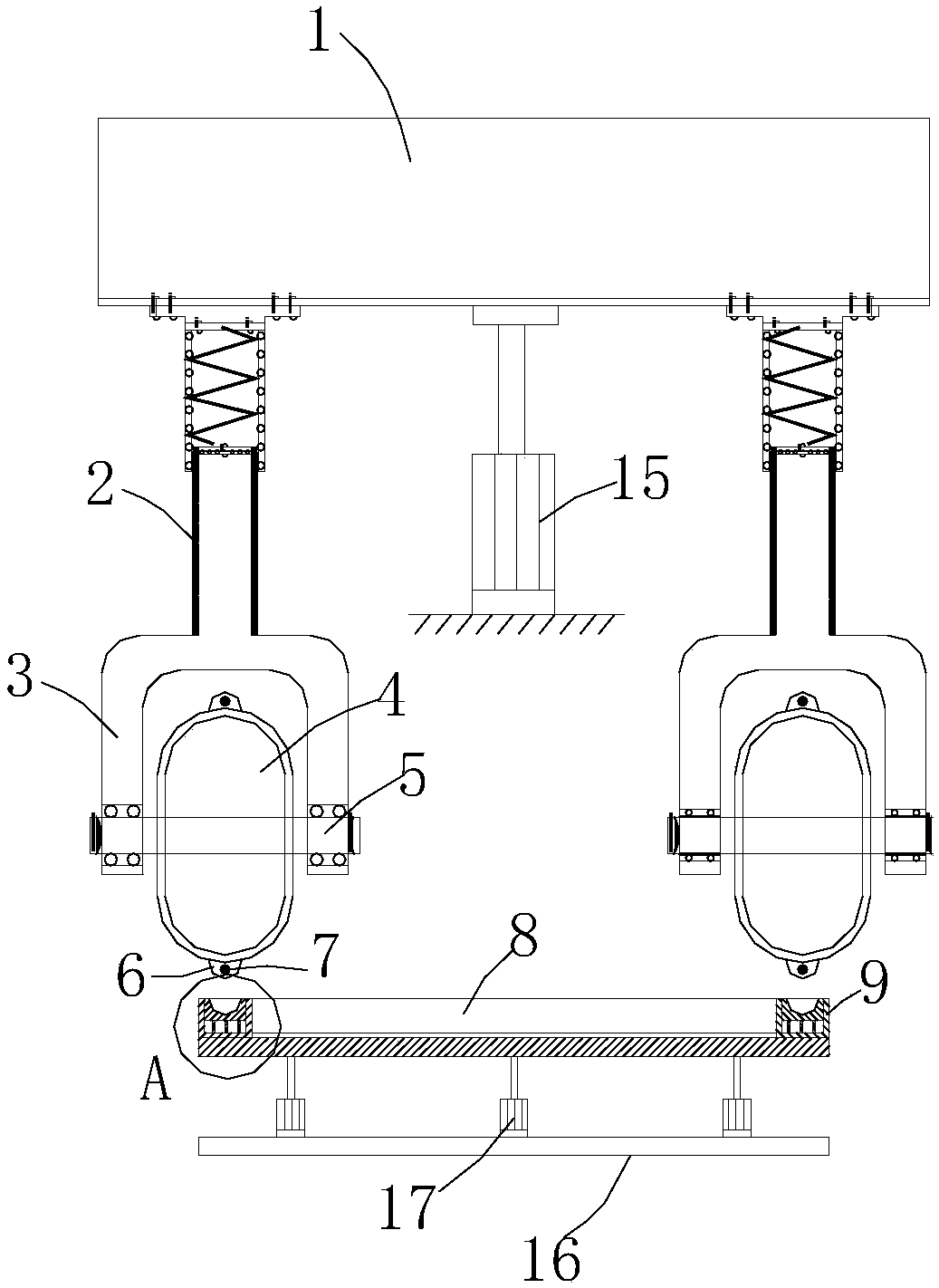 Guide slot equipment for plastic steel profiles