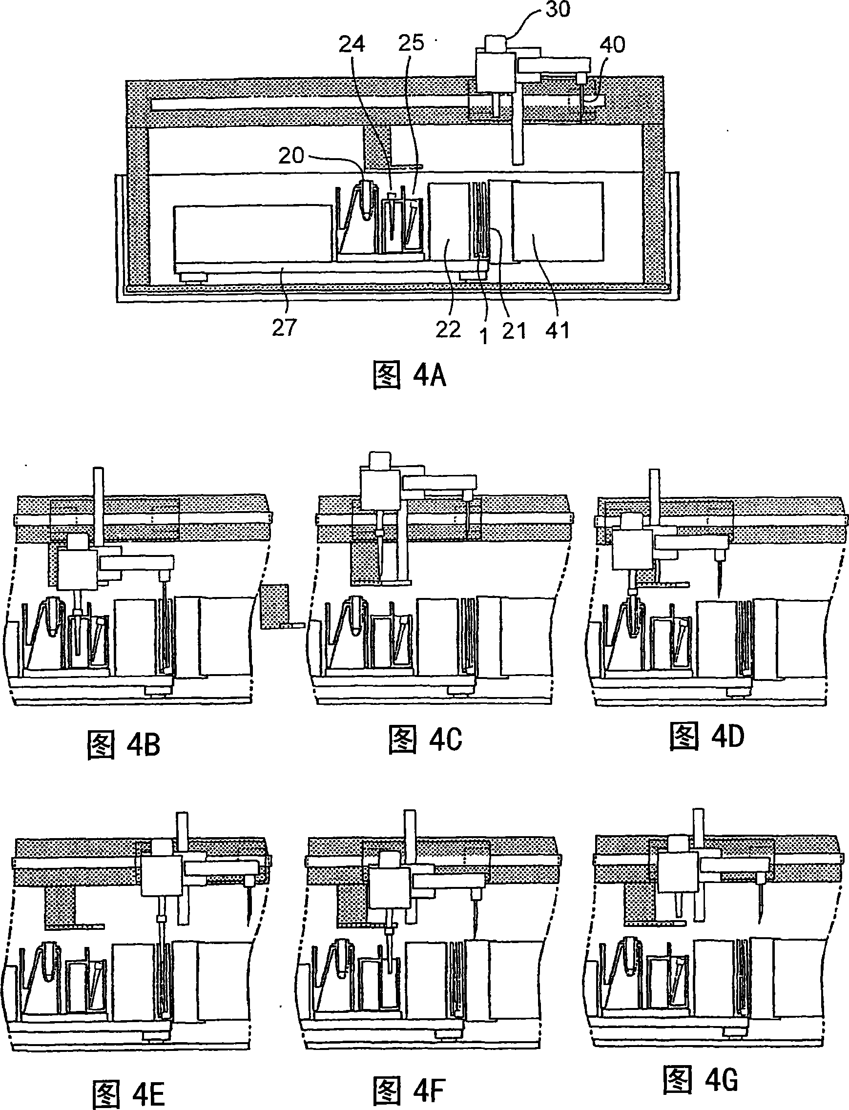 Analysis instrument for treating microfluid device