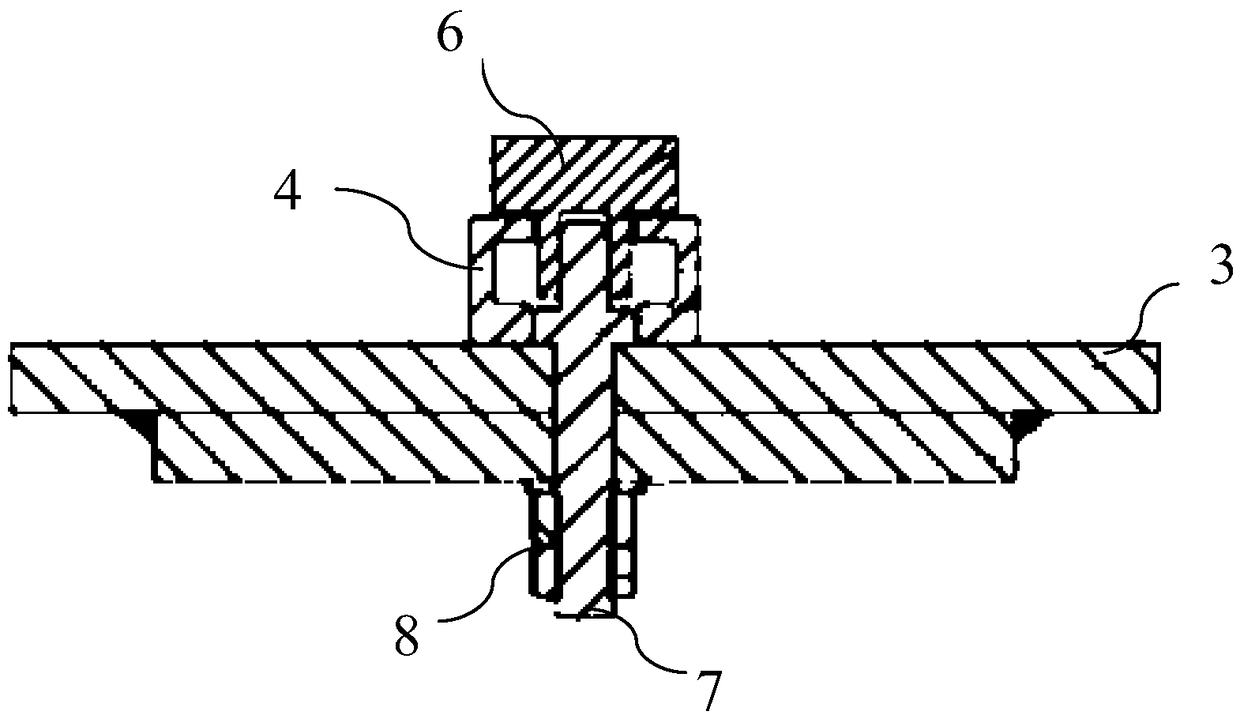 Fixing structure and pre-embedment construction method for pre-embedded channel for duct piece in subway shield zone