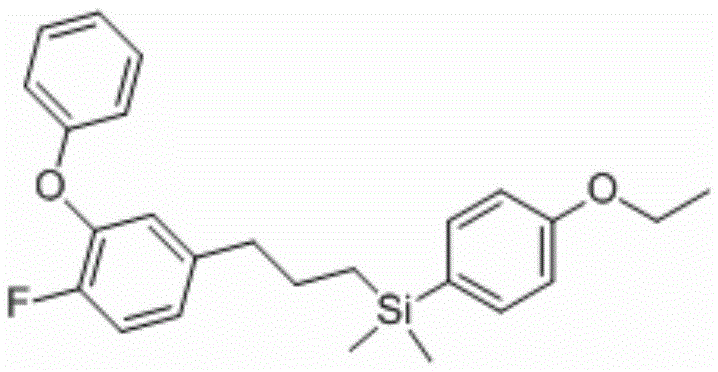 Ultra-low-volume liquid formulation of fluorosilithrin and insect growth regulator-type insecticide