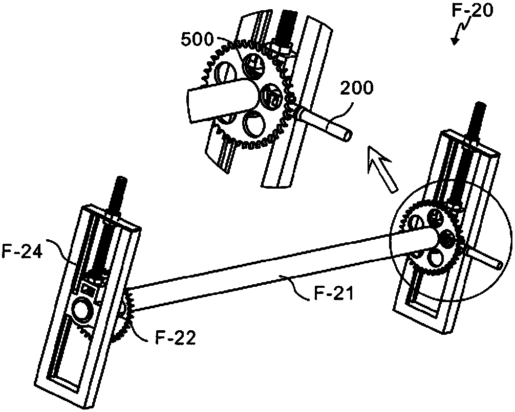 Glove conveying and open mouth feeding device