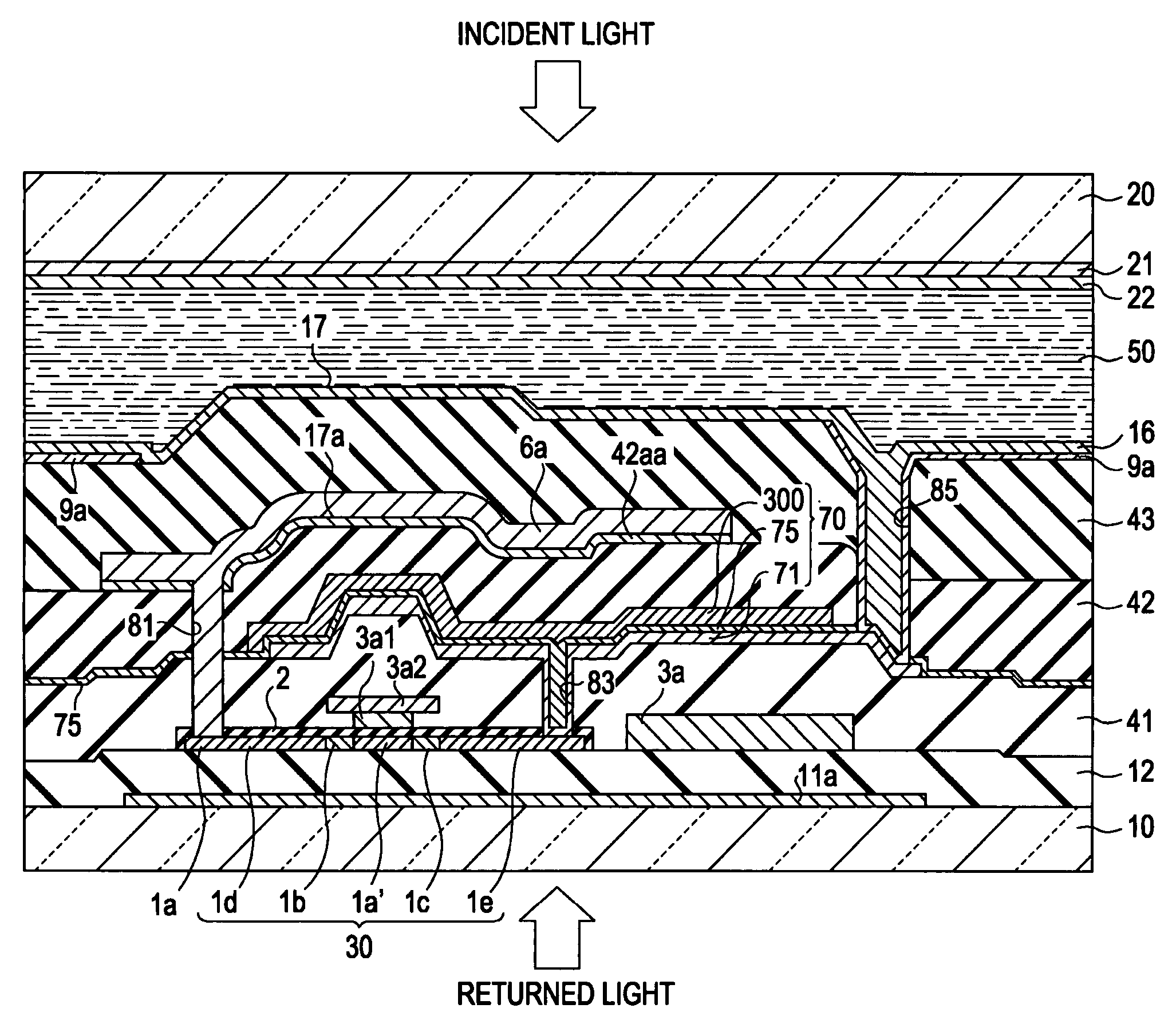 Electro-optical device, method of manufacturing electro-optical device, and electronic apparatus