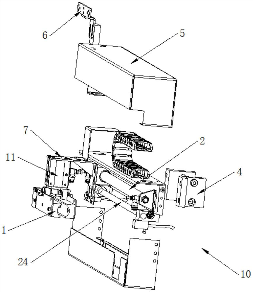 Novel egg roll forming and clamping device