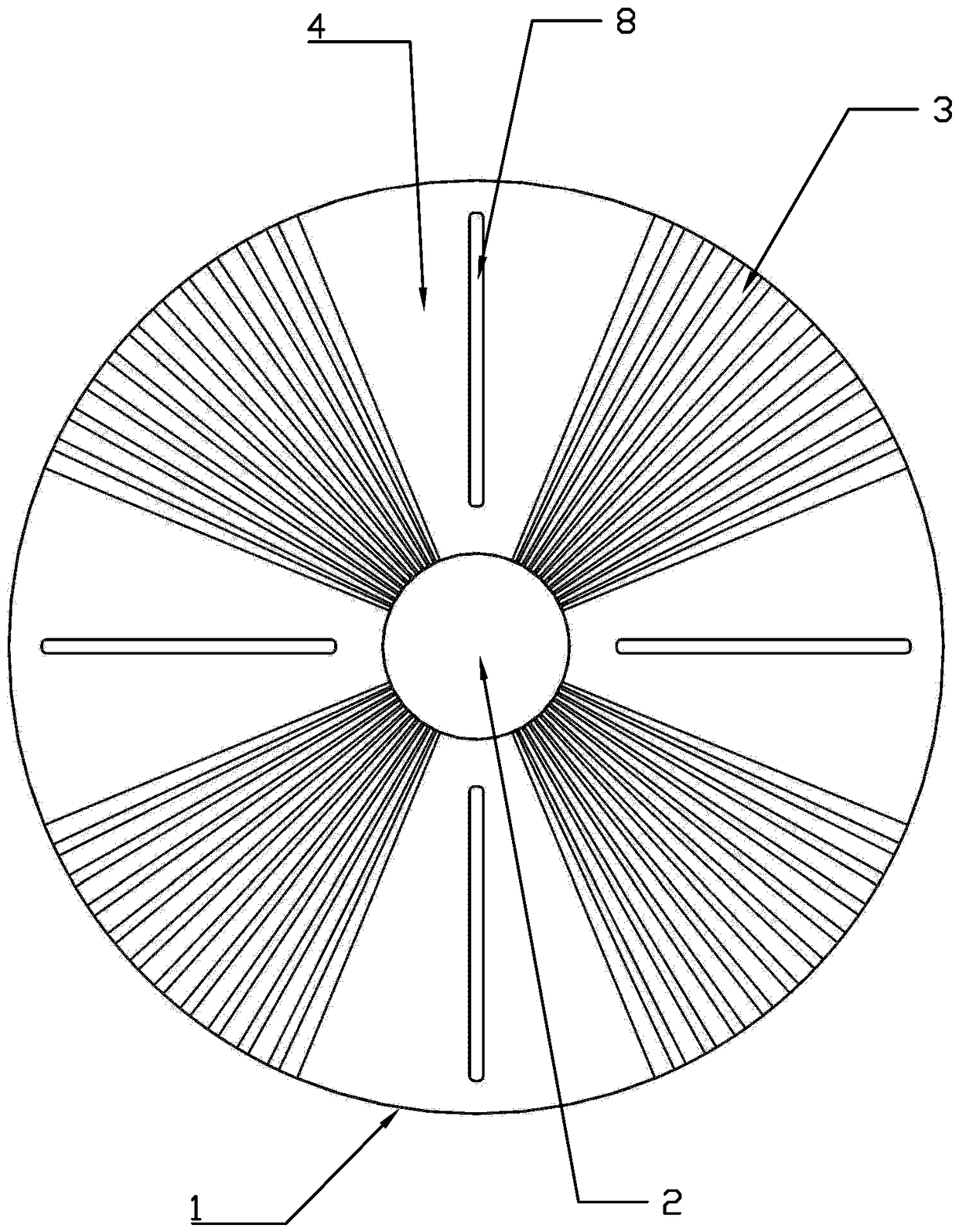 Cleaning head for dust collection tool