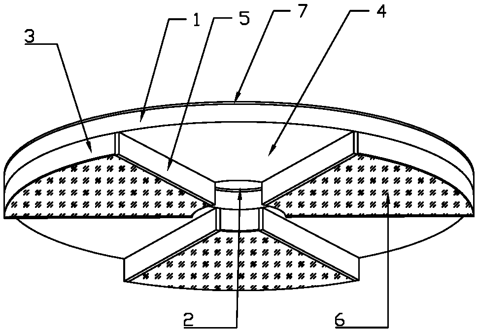 Cleaning head for dust collection tool
