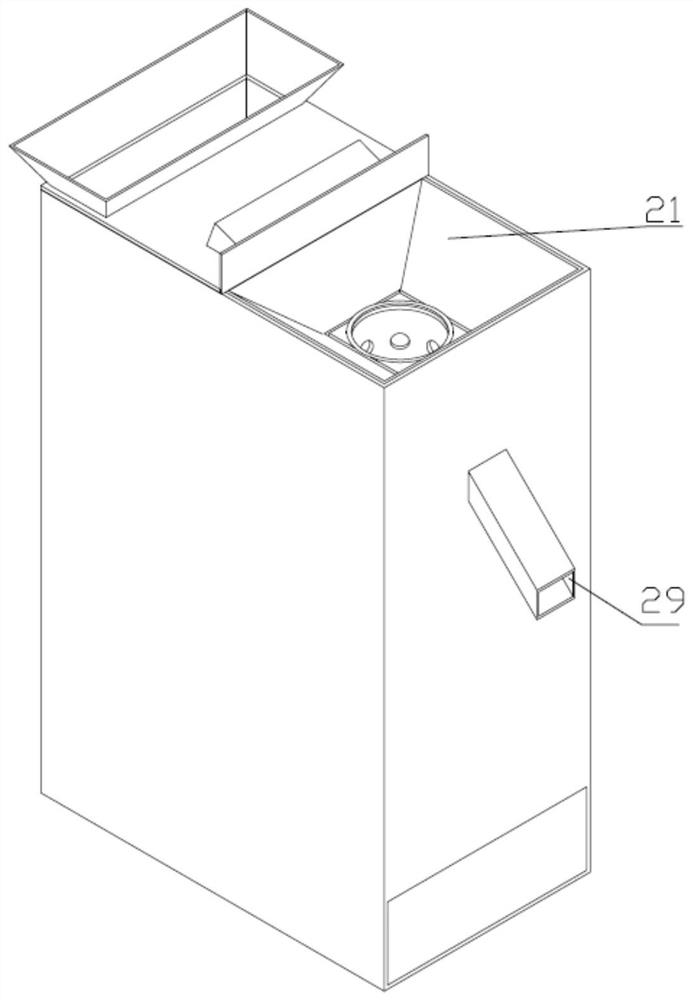 Classification type garden waste source reduction equipment