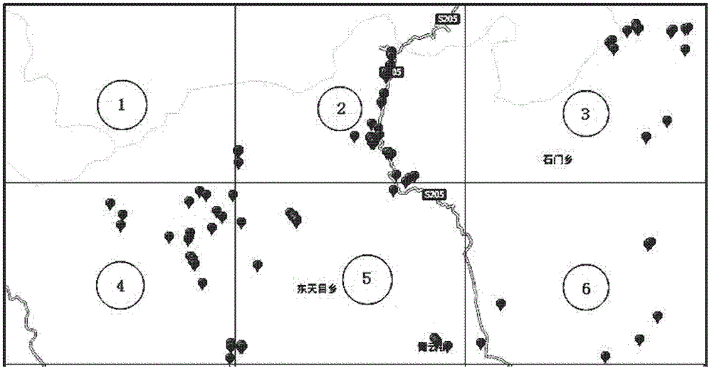 Method and device for local rendering on a map