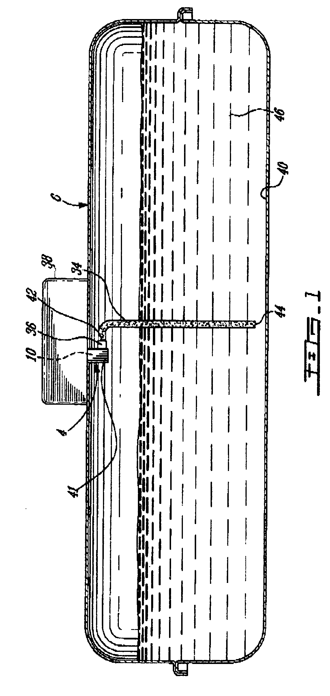Method and system for measuring fluid level in a container