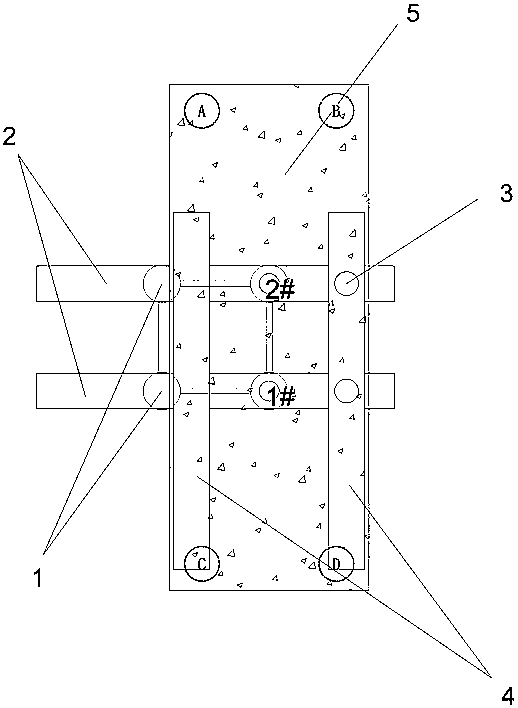 Simple and convenient steel pipe pile support preloading structure and method