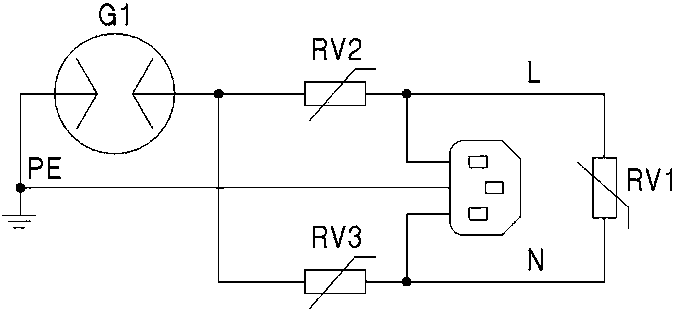 Protection circuit of electric vehicle charging controller