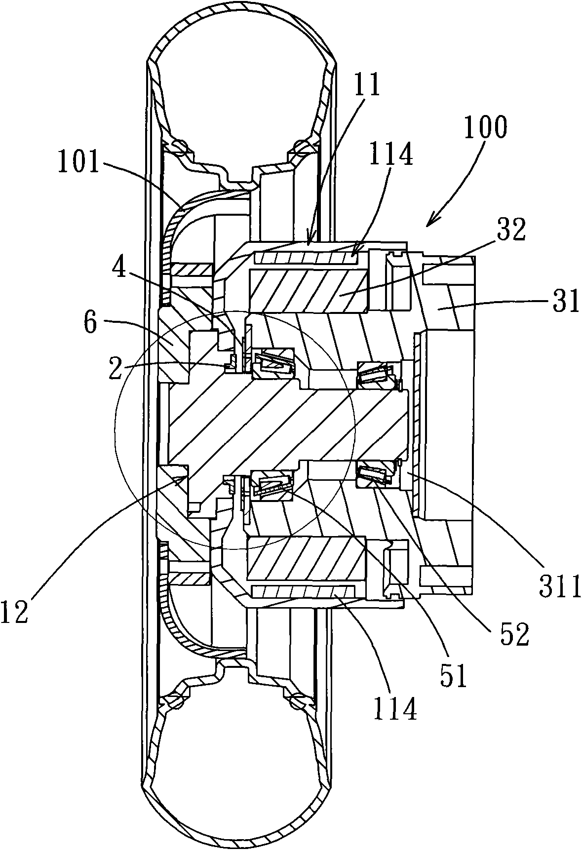 Hub motor