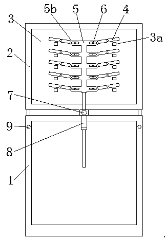 A wire gathering device for papermaking flat wire mesh