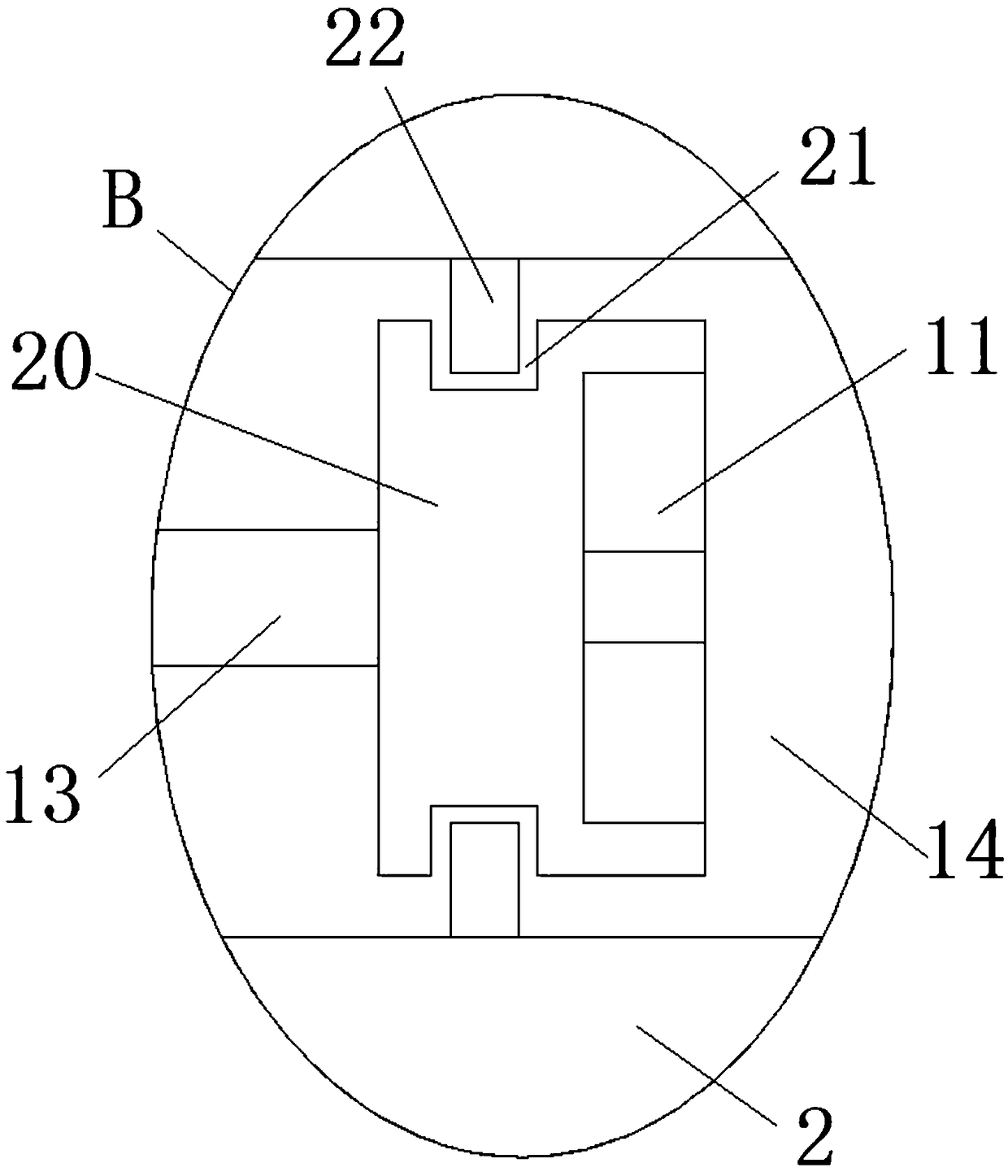 Slitting device of bag making machine