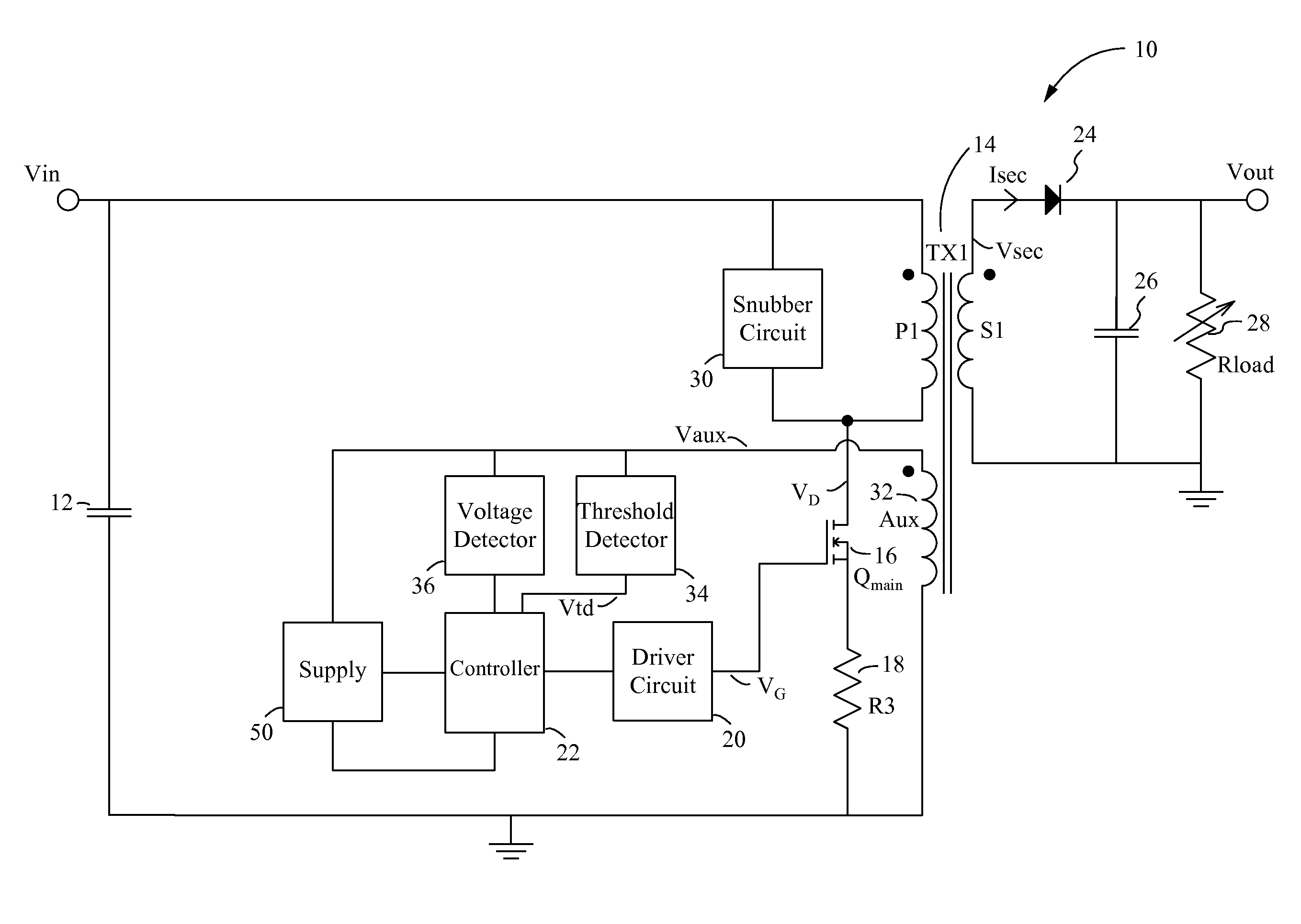 Method to control a minimum pulsewidth in a switch mode power supply