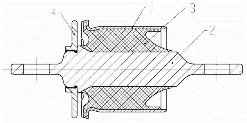 Torsion beam bushing assembly and method for making and installing the same